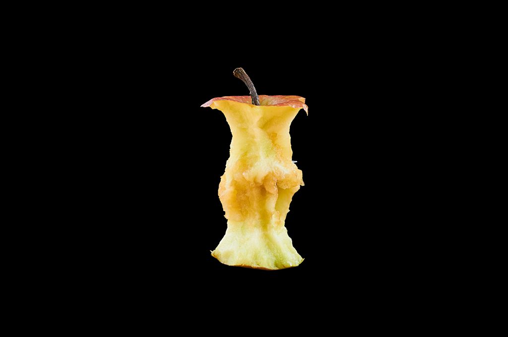 Apfel_abgebissen_Stumpf